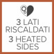 Badge 3 lati riscaldati